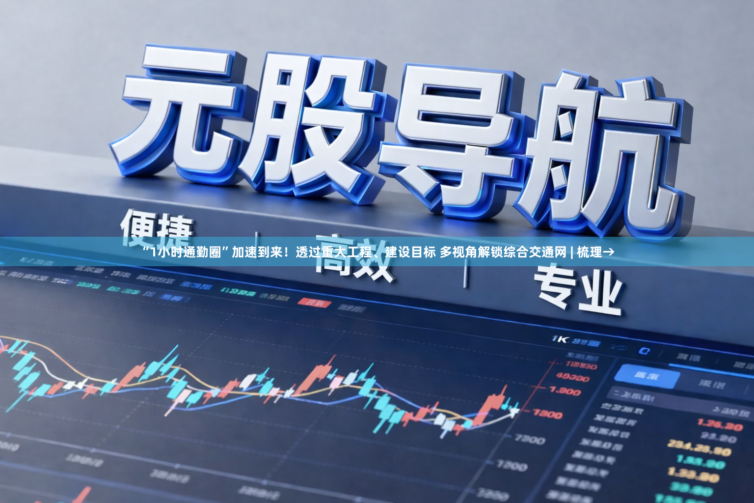 “1小时通勤圈”加速到来！透过重大工程、建设目标 多视角解锁综合交通网 | 梳理→