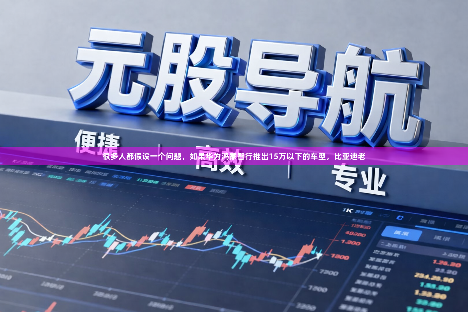 很多人都假设一个问题，如果华为鸿蒙智行推出15万以下的车型，比亚迪老