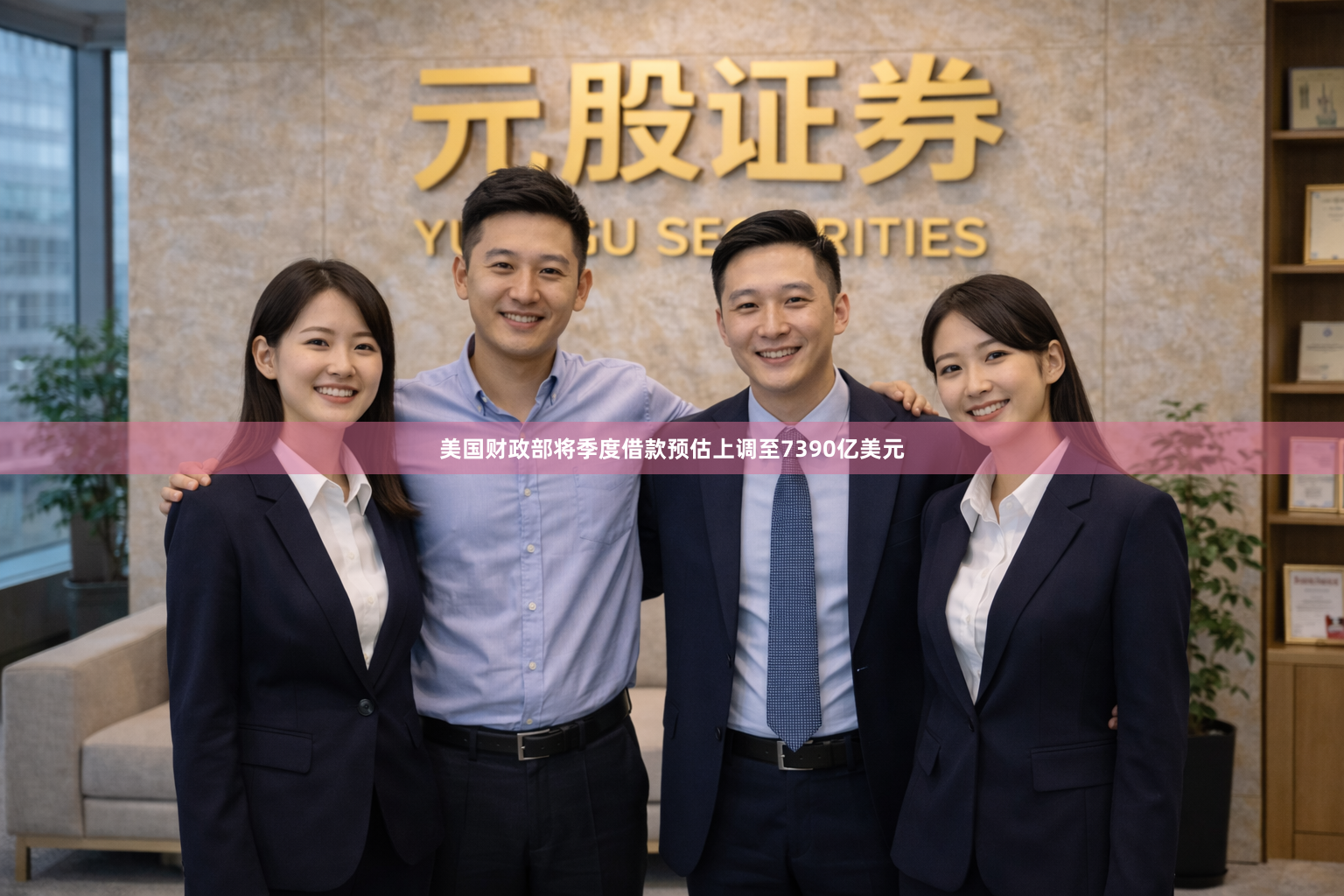 美国财政部将季度借款预估上调至7390亿美元