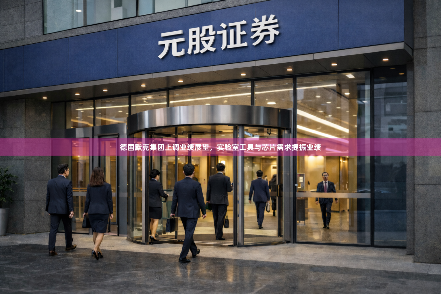 德国默克集团上调业绩展望，实验室工具与芯片需求提振业绩