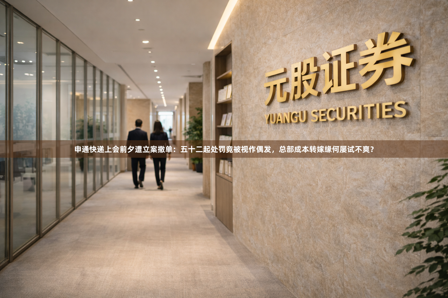 申通快递上会前夕遭立案撤单：五十二起处罚竟被视作偶发，总部成本转嫁缘何屡试不爽？