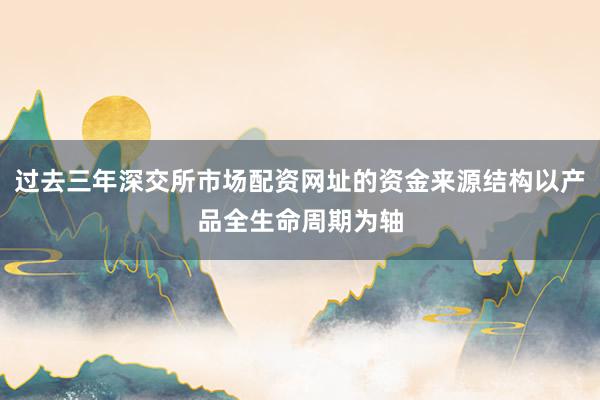 过去三年深交所市场配资网址的资金来源结构以产品全生命周期为轴
