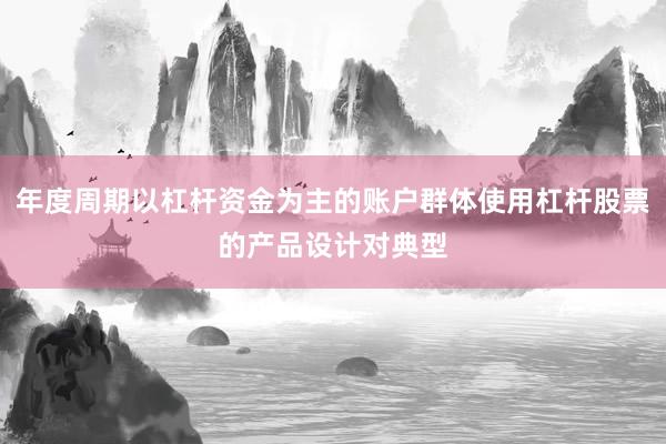年度周期以杠杆资金为主的账户群体使用杠杆股票的产品设计对典型