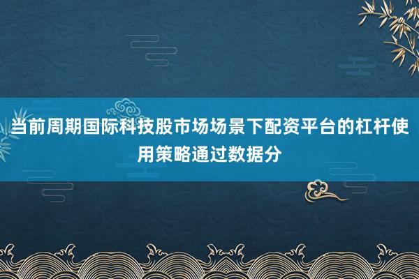 当前周期国际科技股市场场景下配资平台的杠杆使用策略通过数据分