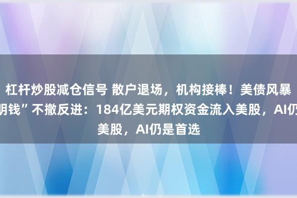 杠杆炒股减仓信号 散户退场,机构接棒!美债风暴下“聪明钱”不撤反进:184亿美元期权资金流入美股,AI仍是首选