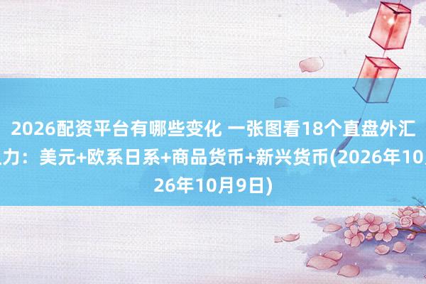 2026配资平台有哪些变化 一张图看18个直盘外汇支撑阻力：美元+欧系日系+商品货币+新兴货币(2026年10月9日)